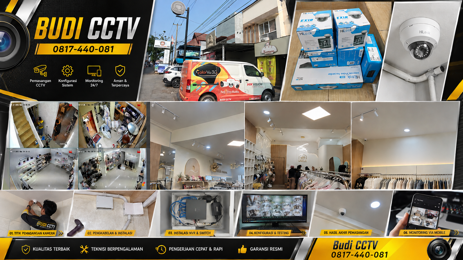 Pasang CCTV HiLook Pekalongan, Solusi IP Camera Modern