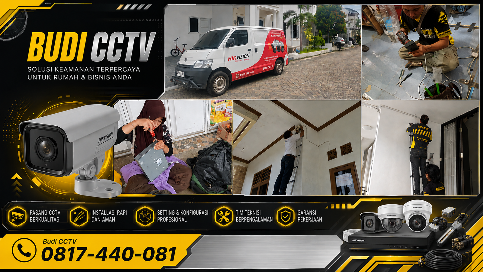 Instalasi CCTV Hikvision di Salah Satu Rumah di Pekalongan, Pertimbangan Penting Selain Harga