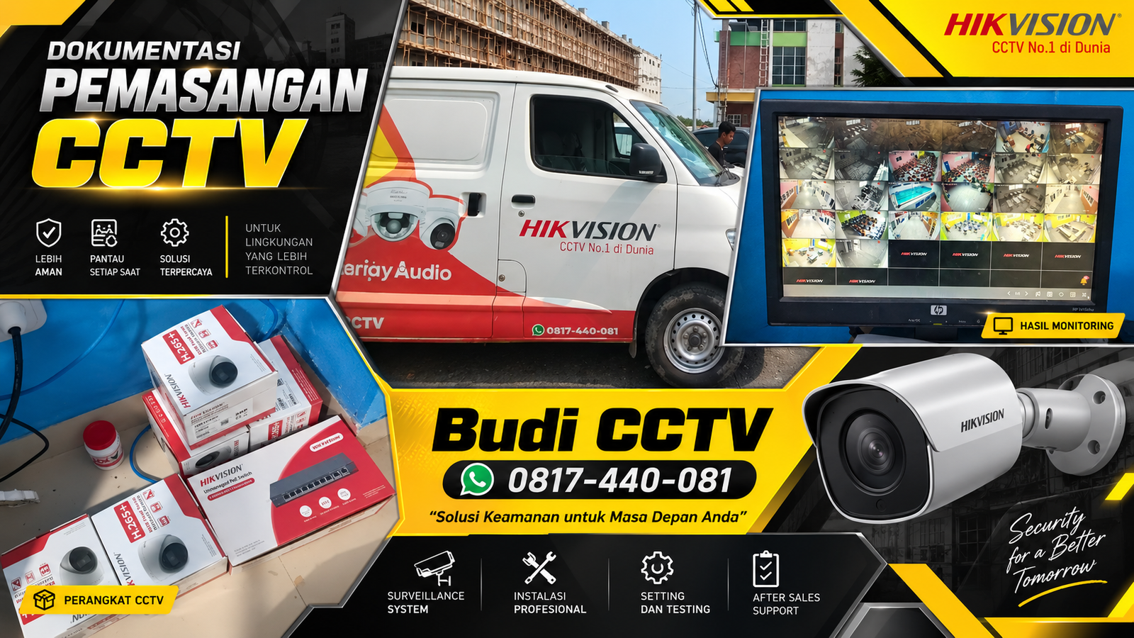 Instalasi IP Camera Hikvision Sekolah Dasar Pekalongan, Adaptasi Teknologi Modern