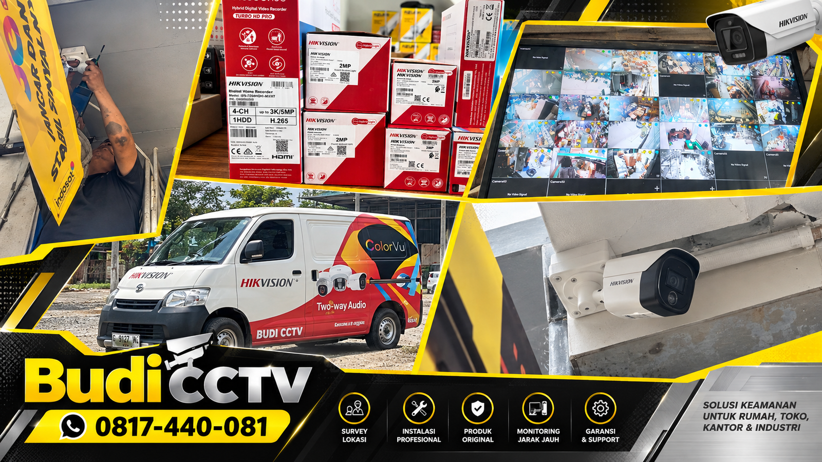 Pemasangan CCTV Gudang di Pekalongan Menggunakan Hikvision, Standar Keamanan Akses Pengguna