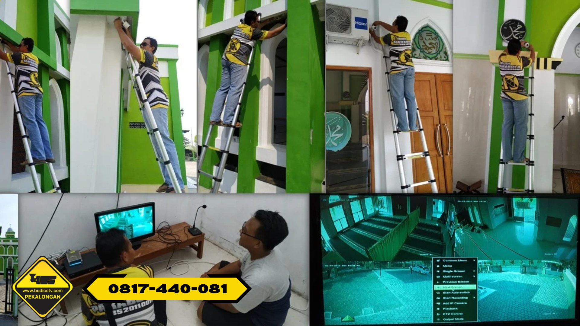 Pasang CCTV di Pekalongan Bersama Budi CCTV — Dipercaya Masjid Nurul Huda!