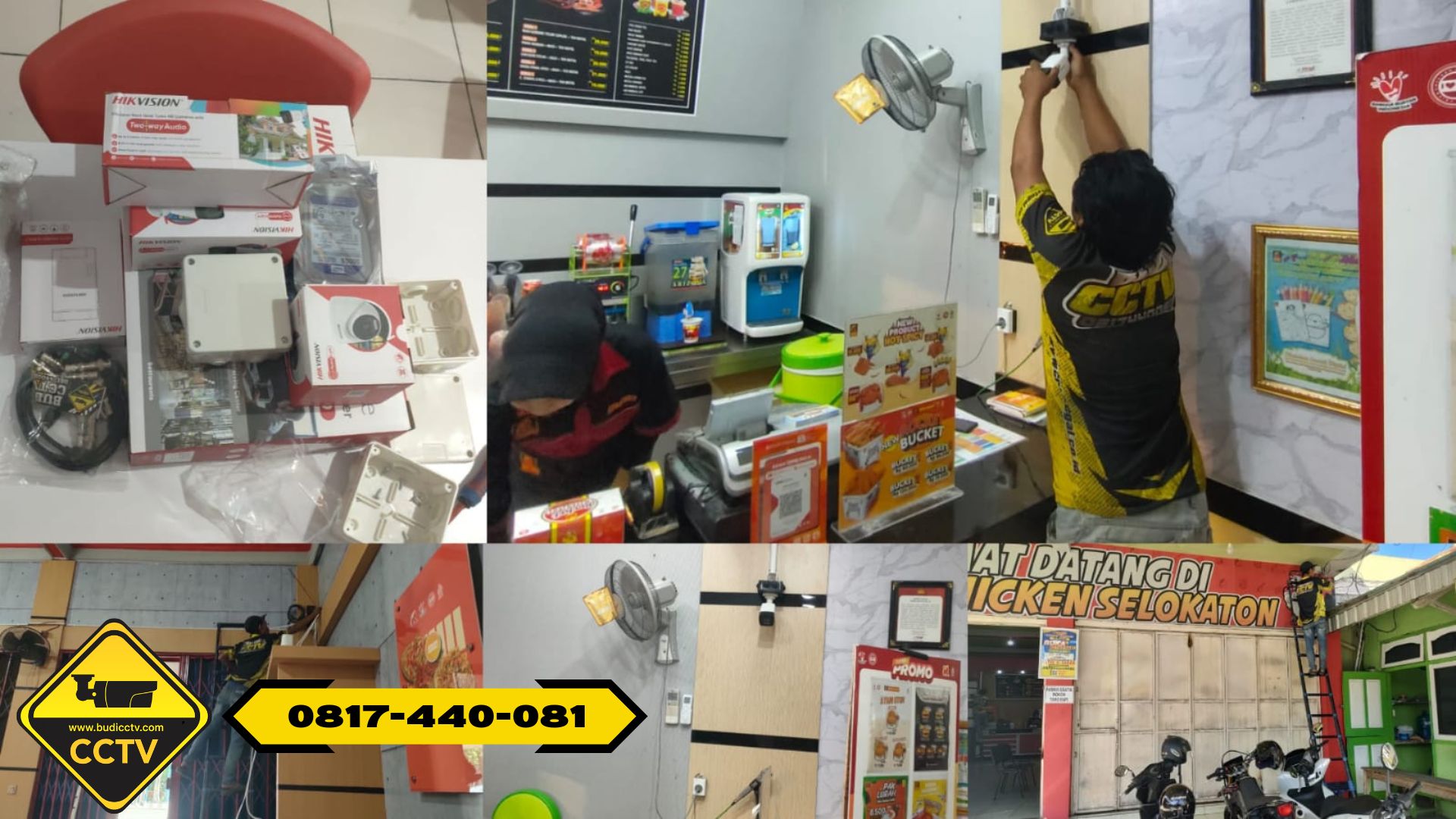 Sistem Keamanan Baru untuk Rocket Chicken – Pasang CCTV oleh Budi CCTV