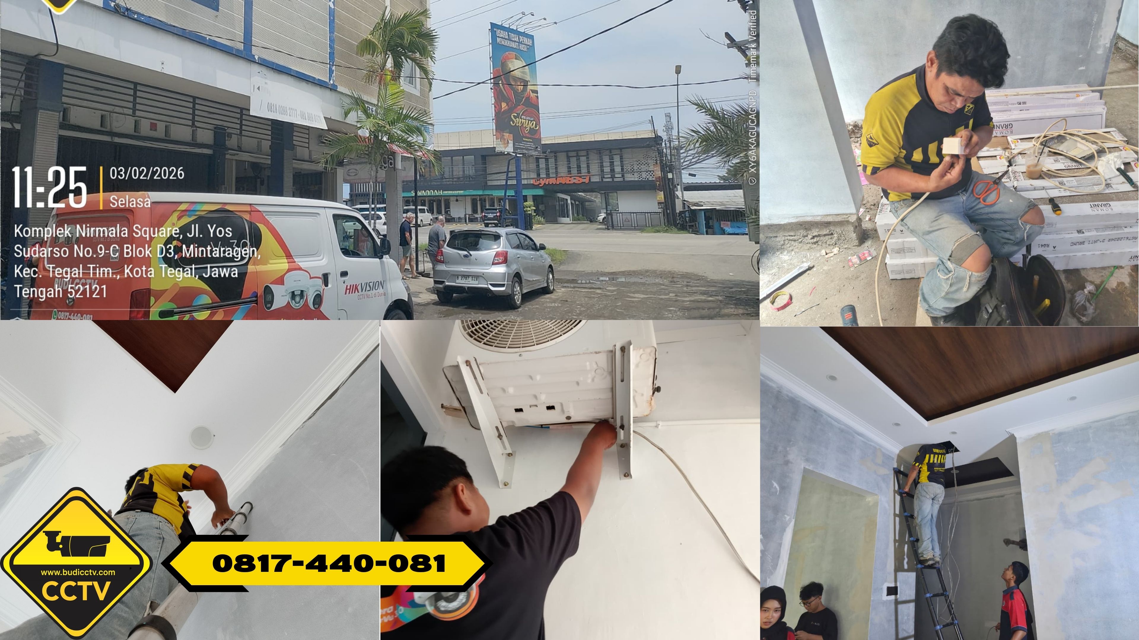 Pemasangan CCTV Hikvision 4 Channel Smart Hybrid Light 2MP di Ruko Kota PekalonganPemasangan CCTV Hikvision 4 Channel Smart Hybrid Light 2MP di Ruko Kota Pekalongan