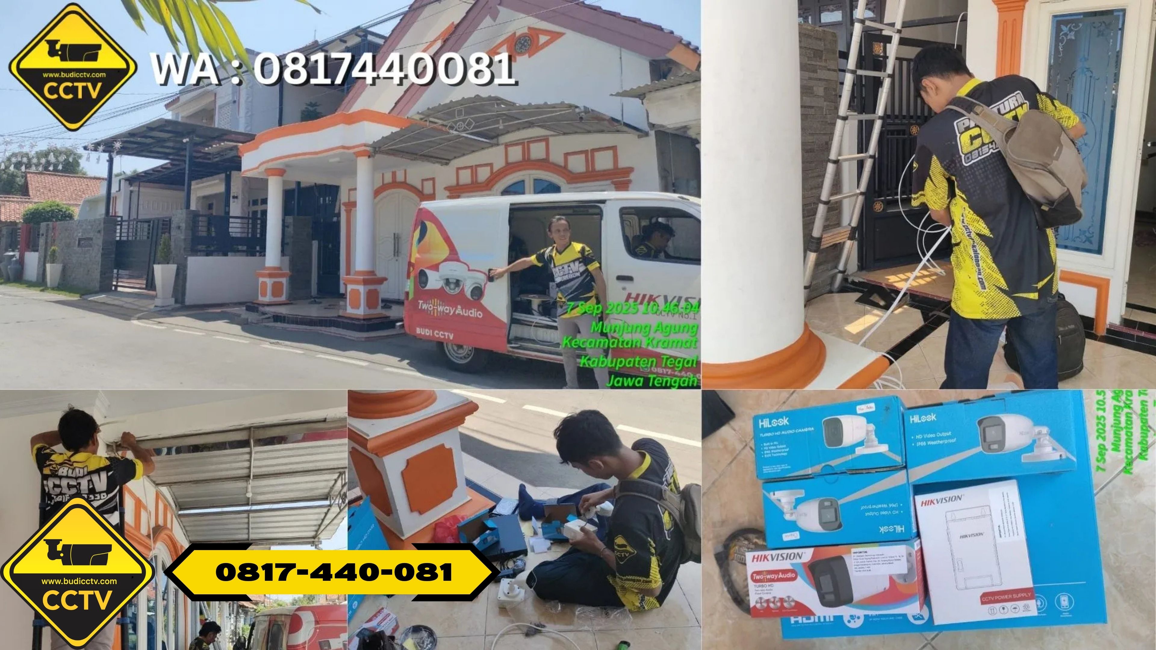 Jasa Pasang CCTV Hikvision Profesional untuk Rumah di Kota Pekalongan