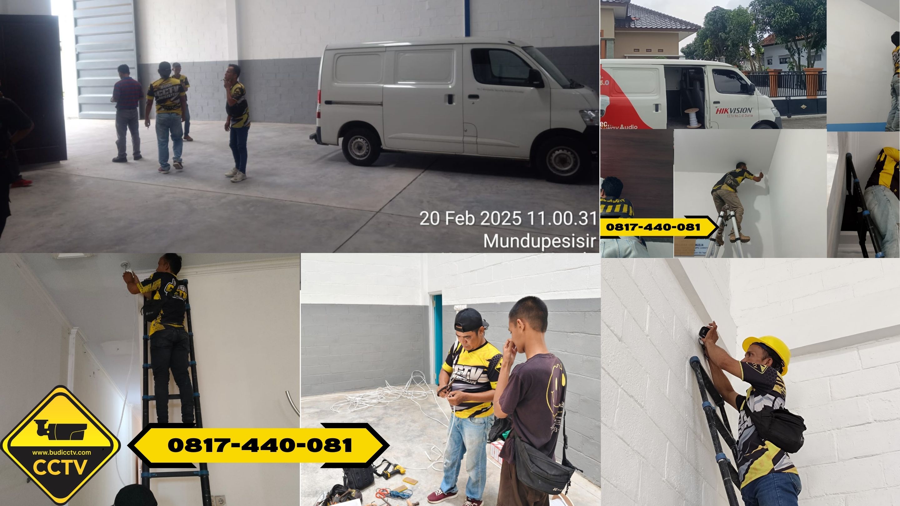 Instalasi CCTV Hikvision 16 Channel untuk Perusahaan di Kota Pekalongan