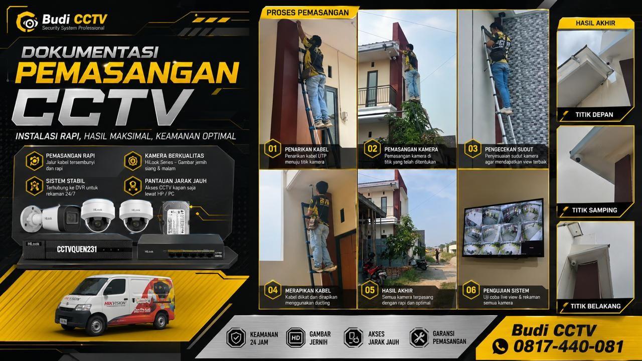 Instalasi HiLook IP Camera di Rumah Tinggal Batang – Keamanan yang Bisa Dipantau dari Mana Saja