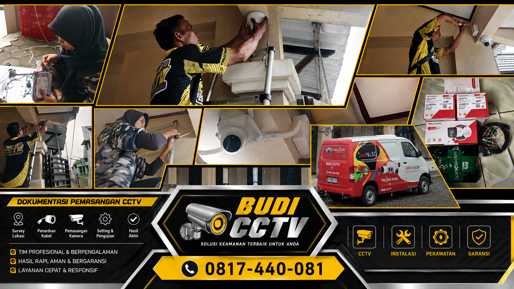 Instalasi CCTV Hikvision untuk Proteksi Aset Rumah di Pekalongan